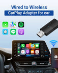 OTTOCAST CARPLAY & ANDROID AUTO TO WIRELESS USB ADAPTER MINI 2-IN-1