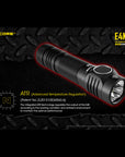 NITECORE E4K 4400 LUMEN EDC FLASHLIGHT