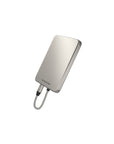 NITECORE 5,000MAH MAGNETIC ULTRA THIN POWER BANK BUILT-IN USB C TITANIUM GRAY