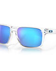 0OO9417-0759 Holbrook XL Sunglasses Polished Clear Frame with PRIZM Sapphire Polarized Lens