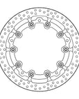 BRAKE DISC FRONT LEFT MOTO MASTER HALO 320MM FLOATING KTM RC 125 200 390 22-ON