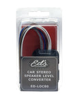 EDS 2 CH PASSIVE LINE OUTPUT CONVERTER MINI 80W SPEAKER TO RCA WITH AMP TURN ON