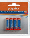 JUPIO RECHARGEABLE BATTERY AAA 1000MAH 4PK
