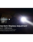 NITECORE SRT7GI 3000 LUMEN USB RECHARGEABLE TACTICAL FLASHLIGHT 580 METERS THROW