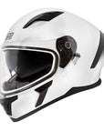 RJAYS APEX III Helmet - Solid Gloss Wht | Internal Sun-Shield
