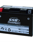 MOTORCYCLE AND POWERSPORTS BATTERY (YT9B-4) AGM 12V 8AH 200CCA BY SSB HIGH PERFORMANCE
