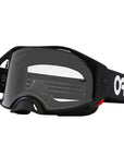 AirBrake MX Goggle Black White B1B w Clear Lens
