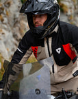 REV'IT! Convergent H2O Jacket - Sand/Red