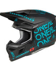 O'Neal 3SRS STATIC Helmet - Black/Teal