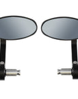 Revolution Clamp On Mirrors Stealth - CNC Pair