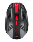 O'Neal 2026 3SRS HAZE Helmet - Black/Grey/Red