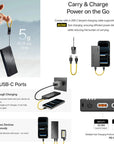 NITECORE 10,000MAH POWER BANK GEN4 ULTRA LIGHTWEIGHT CARBON FIBER ENERGY BRICK