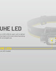 NITECORE NU45 1700 LUMENS USB RECHARGEABLE ULTRA LIGHTWEIGHT HEADLAMP TORCH