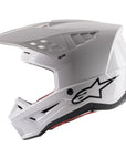 S-M5 Solid Helmet White Gloss