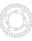 BRAKE DISC REAR & FRONT MOTO MASTER FLAME GAS GAS HUSQVARNA KTM 160MM