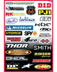 FX10-68002 Factory Effex Sponsor Sticker Kit B