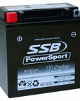 MOTORCYCLE AND POWERSPORTS BATTERY (YB9-B) AGM 12V 9AH 200CCA BY SSB HIGH PERFORMANCE