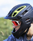 ACERBIS DoubleP MTB helmet with Chin Protector fitted (sold separately)