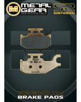 BRAKE PADS FRONT METAL GEAR