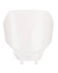 White YZF450 Front Number plate Acerbis