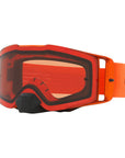 Front Line MX Goggle Moto Orange w PRIZM MX Bronze