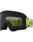 O-Frame MX Goggle Teal Checks w/Grey Lens