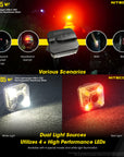 NITECORE NU05 V2 MINI USB HEADLAMP TORCH MATE