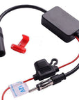 UNIVERSAL AM/FM SIGNAL AMPLIFIER ANTI-INTERFERENCE AERIAL BOOSTER