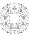 BRAKE DISC FRONT MOTO MASTER NITRO 310MM FLOATING HONDA CB650R