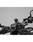SW MOTECH UNIVERSAL GPS MOUNT KIT WITH NAVI CASE 2 SOCKET ARM FOR HANDLEBAR/MIRROR THREAD