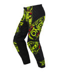 O'Neal Youth ELEMENT Attack Pant - Black/Neon Yellow