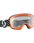 2019 Buzz MX Goggle Orange Clear lens