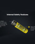 NITECORE 18650 RECHARGEABLE BATTERY 3.6V 10A 4000MAH