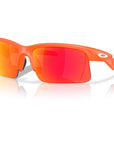 0OJ9013-0762 Oakley Capacitor Sunglasses, Matte Neon Orange Frame with PRIZM Ruby Lens