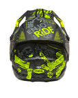 O'Neal 2026 Youth 1SRS VIBRANT Helmet - Black/Neon Yellow