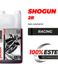IPONE SHOGUN 2R 100% Synthetic 2T Oil - Black Belt in Racing