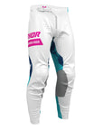 THOR MX PANT LAUNCHMODE FUTURA WHITE/AQUA