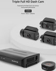 BLACKVUE DR770X BOX PRO 3-CH CAMERA SYSTEM - CENTRAL RECORD BOX DMS SYSTEM 1080 HD DASHCAM 64 GB