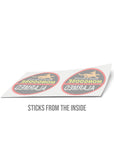 SET OF TWO MONGOOSE INTERNAL WINDOW STICKERS