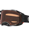 AirBrake MX Goggle TuffBlocks Black Gunmetal w/ Prizm MX Bronze Lens