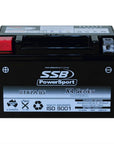 MOTORCYCLE AND POWERSPORTS BATTERY (YTX7A-BS) AGM 12V 6AH 150CCA BY SSB HIGH PERFORMANCE