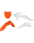 PLASTICS KIT RTECH 4 PIECE ORANGE WHITE KTM SX50 SX-E-3 SX-E-5