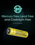 NITECORE LI-ION RECHARGEABLE 18650 BATTERY 3600MAH 3.6V
