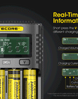 NITECORE INTELLIGENT BATTERY CHARGER USB FOUR SLOT SUPERB CHARGER