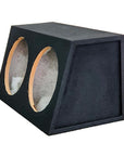SUBWOOFER BOX FOR 2 x 12" SUB DOUBLE BLACK