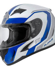 RJAYS GRID Helmet - Gloss White/Blue