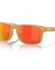 0OO9102-Y855 Oakley Holbrook Sunglasses Matte Stone Desert Tan Frame with PRIZM Ruby Polarized Lens