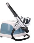 FORMULA AIRBRUSH COMPRESSOR BLUE WITH 0.3MM AIRBRUSH