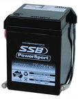 MOTORCYCLE AND POWERSPORTS BATTERY (Y6N4-2A) AGM 6V 4AH BY SSB HIGH PERFORMANCE