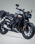 SW MOTECH SADDLE BAGS PRO BLAZE HIGH WITH ADAPTER TRIUMPH STREET TRIPLE 765 22-25